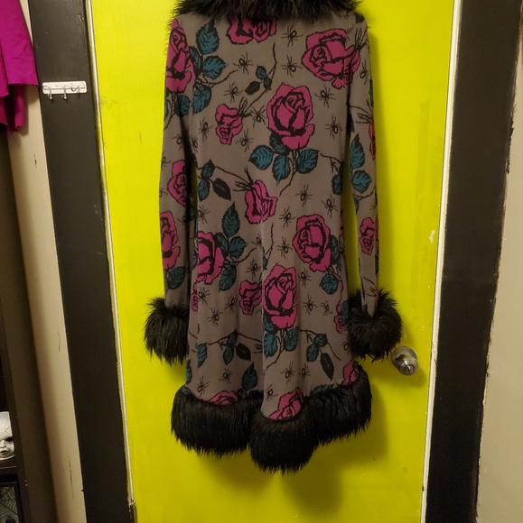 Betsey Johnson sweater jacket - Picture 2 of 4